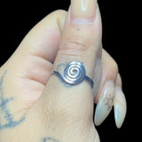 Steel Spiral Ring ~