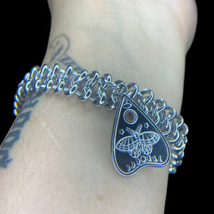 steel planchette bracelet