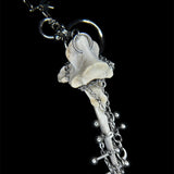 XXL Deer Pierced Vertebrae Keychain
