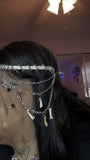 Adjustable Diva Headpiece (raccoon rib + coyote toe)
