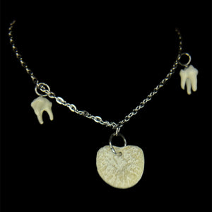 Steel Horse + Raccoon Necklace