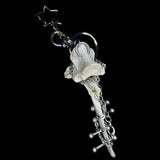 XXL Deer Pierced Vertebrae Keychain