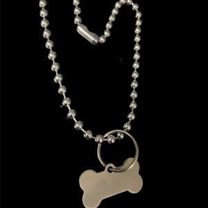 Dog Tag Steel Ball Chain