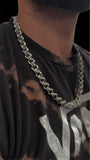 Steel Long Bicycle Chain Necklace