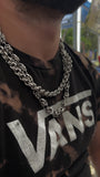 Steel Long Bicycle Chain Necklace