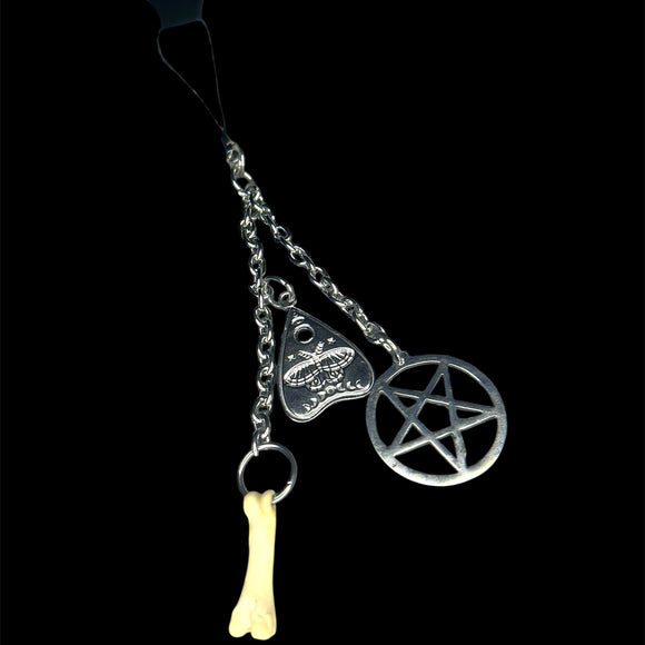Steel Haunt Me Coyote Toe Phone Charm