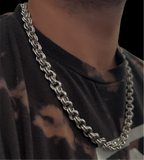 Steel Long Bicycle Chain Necklace