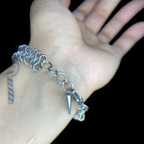 Steel Stoney Bracelet