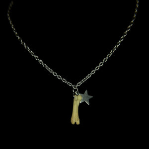 Steel Star Coyote Toe Necklace