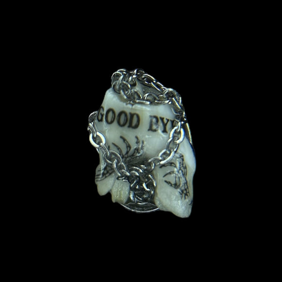 Steel Undead Deer Tooth Ring