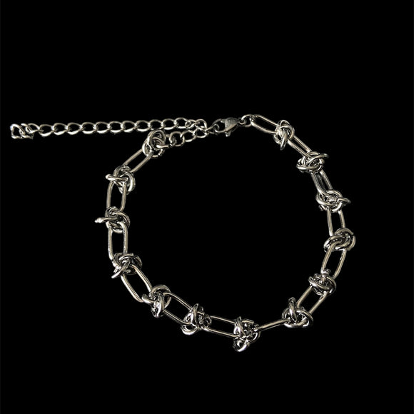 Steel Barbed Wire Bracelet