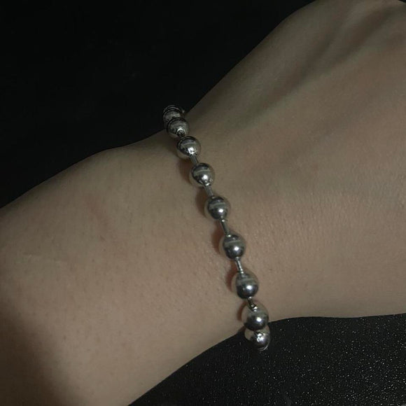 Steel Ball Chain Bracelet