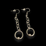 Captive Bead Steel Earrings