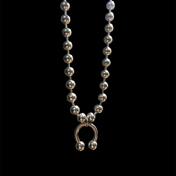 Horseshoe Steel Necklace