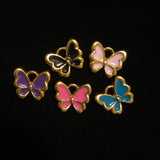 Multi Color Butterfly Earrings