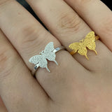 Steel Butterfly Ring ~