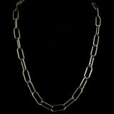 Steel Paperclip Chain Necklace