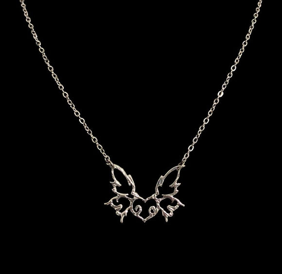 y2k Angel Heart Necklace