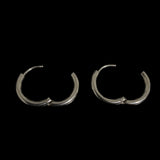 Classic Steel Hoop Earrings
