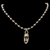 Skull Ball Chain Necklace