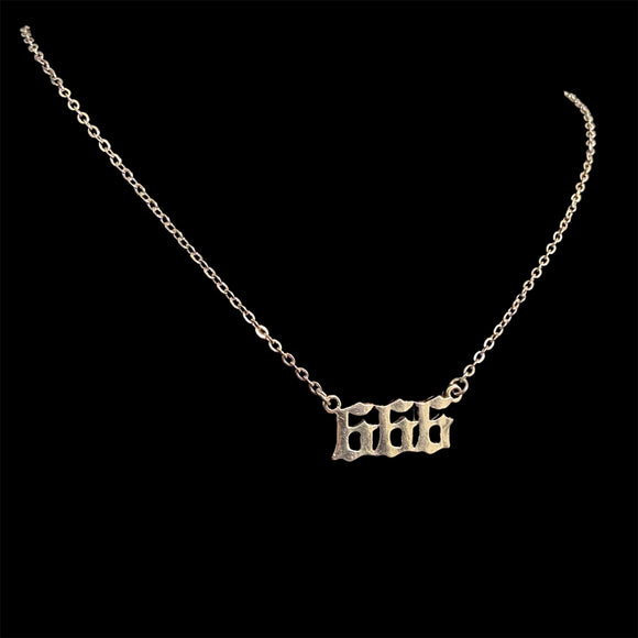 Angel Number Steel Necklace