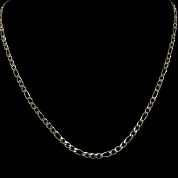 Thin Figaro Steel Chain Necklace