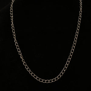 Thin Silver Chain Necklace