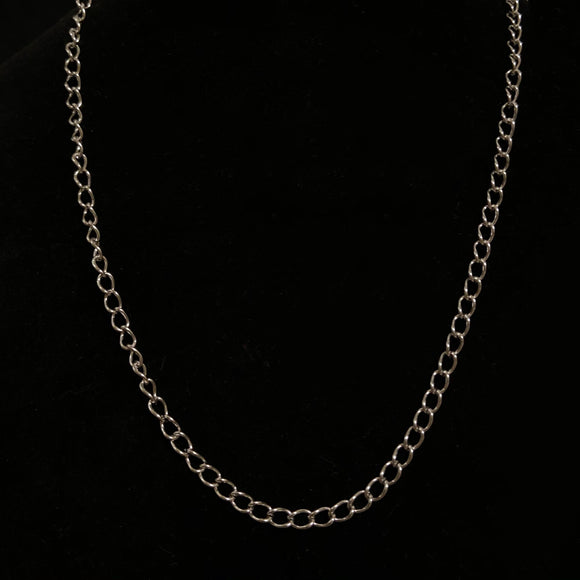 Thin Silver Chain Necklace
