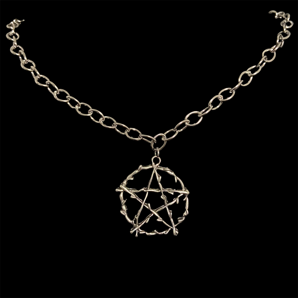 Spiked Pentagram Necklace